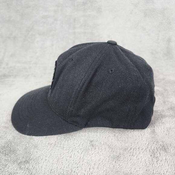 Black Brixton Mfg Co. Snapback Hat Adjustable Fit - Picture 4 of 10